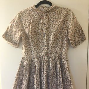 Vintage cotton floral dress